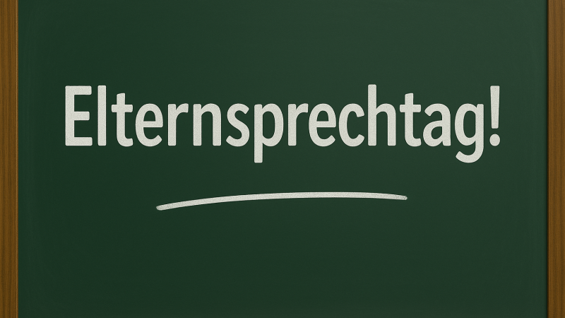 Wegweiser zum 1. Elternsprechtag