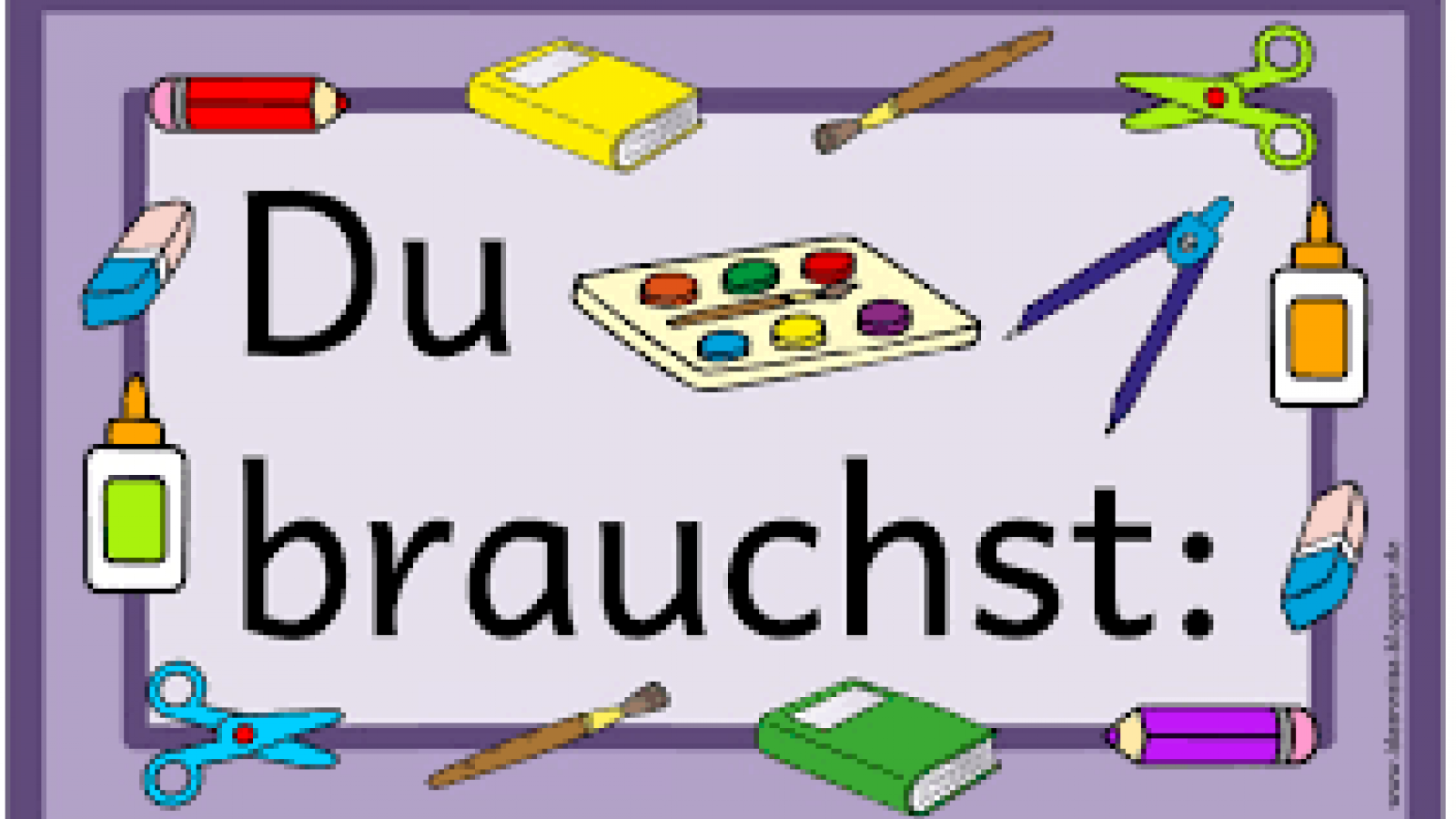 Schulanfänger Materialliste