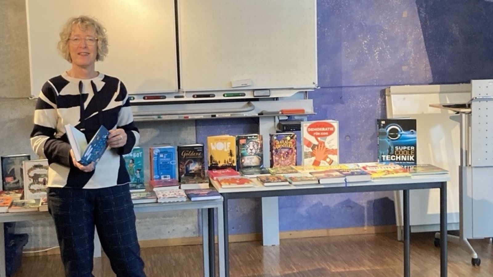 Buchvorstellung von Frau Wiese-Käppner für 1./2.Kl.